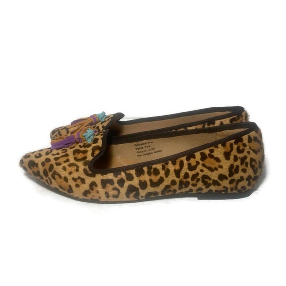 Hush Puppies Sadie Tassel Slip-On Flat - Leopard 7 - Picture 6 of 11